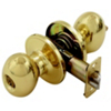 Entry Lockset Egg Shape Knob Polished Brass TYL700V-RC by Mintcraft