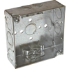 4 Inch Square Outlet Box With 1 1/2 Ko 8211 by Raco