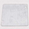 4 11/16 Square Flat Blank Cover 832 by Raco