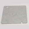 4 11/16 Square Flat Blank Cover 833 by Raco