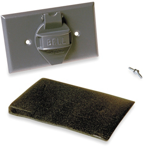 1 Gang Receptical or Toggle Switch Cover 5152-0 by Bell Weatherproof Best Price