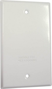 1 Gang Blank Cover White 5173-6 by Bell Weatherproof Best Price