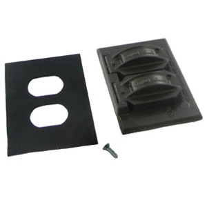 1 Gang Bronze Horizontal Duplex Cover 5180-7 by Bell Weatherproof Best Price