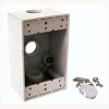 White Weatherproof 1G Outlet Box 5320-1 by Raco