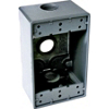 Gray Weatherproof 1G Outlet Box 5324-0 by Raco