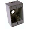 Gray Weatherproof 1G Outlet Box 5330-0 by Raco