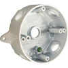 White Weatherproof Round Outlet Box 5361-6 by Raco