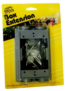 1 Gang Extension Box/Adapter Gray 5400-5 by Bell Weatherproof Best Price