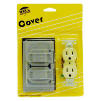 Single Gang Weather Proof Duplex Receptacle Cover 5712-5 by Bell Weatherproof