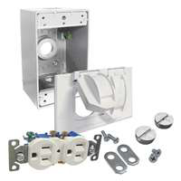 Duplex Recplacement Cover Kit White 5839-6 by Bell Weatherproof