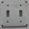 4 Inch Square Two Toggle Cover 803C by Raco