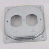 4 Inch Square Duplex Raise Cover 902C by Raco