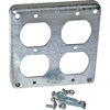 4 Inch Square 2 Duplex Cover 907C by Raco