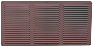 16 Inch By 8 Inch Aluminum Undereave Vent Brass EAC16X8BR by LL Building Products Best Price
