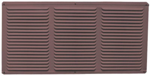 16 Inch By 4 Inch Aluminum Undereave Vent Brown EAC16X4BR by LL Building Products Best Price