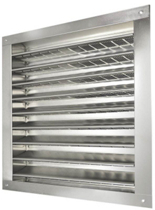 DA Series 12 By 12 Inch Aluminum Dual Louvers DA1212 by LL Building Products Best Price