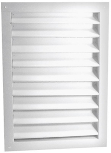 DA Series 12 By 12 Inch Aluminum Dual Louvers White DA1212W by LL Building Products Best Price
