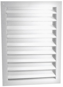 DA Series 12 By 18 Inch Aluminum Dual Louvers White DA1218W by LL Building Products Best Price