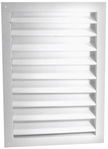 DA Series 14 By 24 Inch Aluminum Dual Louvers White DA1424W by LL Building Products Best Price
