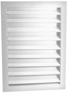 DA Series 18 By 24 Inch Aluminum Dual Louvers White DA1824W by LL Building Products Best Price