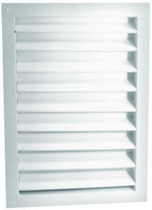 DA Series 24 By 30 Inch Aluminum Dual Louvers White DA2430W by LL Building Products Best Price