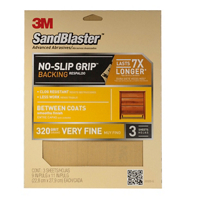 Sandblaster Sandpaper Between Coats 9 By 11 Inch 320 Grit 20320 by 3M