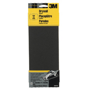 Drywall Sanding Sheets 4 3/16 By 11 Inch Fine Grit 9091 by 3M Best Price