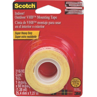 Scotch Mounting Tape Heavy Duty 1 By 50 Inch 316 by 3M
