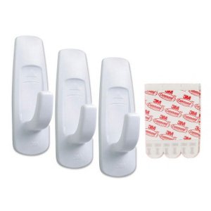 Command Hook Large Command Value Pack White 17003-VP-3PK by 3M