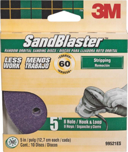 5 Inch 8 Hole Disc 60 Grit 10Pk 99521ES by 3M Best Price