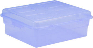 Organize Your Home 20 Qt Lavender Jumbo Storage Box TO0001 by United Plastics Best Price