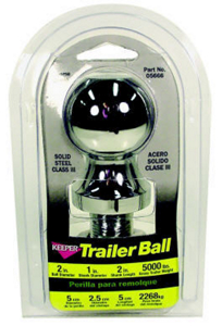 2 Inch Trailer Hitch Ball 1 Inch Shank 05666 by Keeper Best Price
