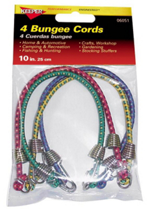 10 Inch Mini Bungee Cord Pack 4 06051 by Keeper Best Price