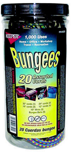 20 Piece Multi-Pack Bungee Cord Jar 06320-10 by Keeper Best Price
