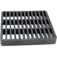 9 By 9 Black Square Grate 980 by NDS