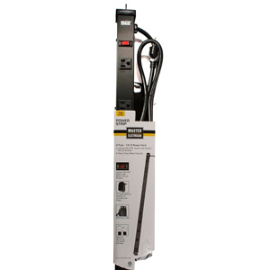 Master Electrician Black 12 Outlet Power Stick ME900012 by Prime Wire and Cable Best Price