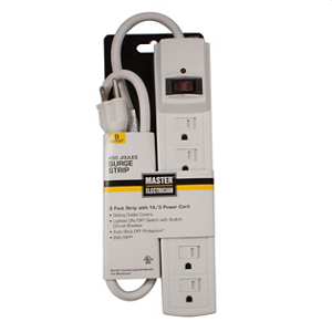 Master Electrician 6 Outlet Surge Protector ME902014 by Prime Wire and Cable Best Price