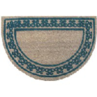 23 1/2 By 35 1/2 Half Round Drmat PLM 16538 by Palm Fibre Private Best Price
