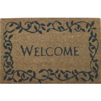 20 By 30 Welcome/Vine Mat PLM 8411 by Palm Fibre Private Best Price