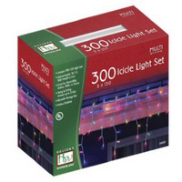 Holiday Wonderland 2 Inch By 150 Multi Color Icicle Light Set 14089-88 by Noma Inliten Best Price