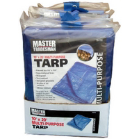Master Tradesman 10 By 20 Blue Tarp Cover MT 10 X 20  BLUE by Jms Industries Best Price