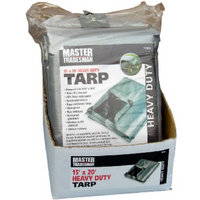 Master Tradesman 15 By 20 Silver Black Tarp Cover MT 15 X 20 SILVER/BLACK by Hangzhou Ruiyu Industrial Best Price