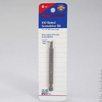 Master Mechanic #10 Slot 4 Inch Screwdriver Bit 198462 by Mibro Group Best Price