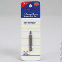 Master Mechanic #1 Square Recessed 2 Inch Screwdriver Bit 696636 by Mibro Group Best Price
