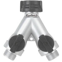 Green Thumb 2 Way Aluminum Garden Hose Manifold AY2FFMGT by Gilmour-Robert Bosch Tool Corp Best Price