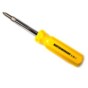 Master Mechanic 6 In 1 Screwdriver 578045 by Handy Twins International Best Price