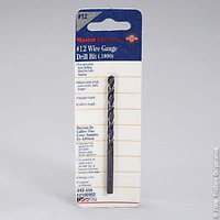 Master Mechanic #12 Wire Gauge Drill Bit 443556 by Mibro Group Best Price