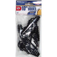 Master Mechanic 10 Pack 3/8 Inch 9 Mm Steel Hook MM04 by Boxer Tools Best Price