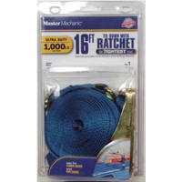 Master Mechanic 1 Inch By 16 Foot Ratch Tie Down MM19 by Boxer Tools Best Price