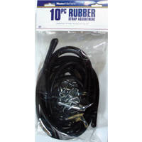 Master Mechanic 10 Pack Rubber Strap Assorted MM26 by Boxer Tools Best Price